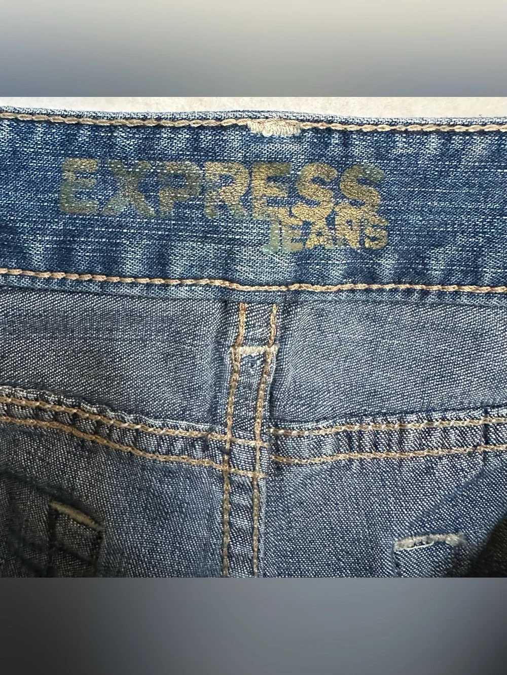 Express Blue Denim Shorts